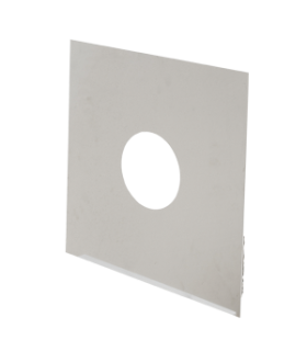 Plaque de finition haute inox Ø 150 mm