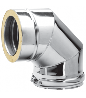 Coude ISOLÉ INOX - 90° - DIAM 200