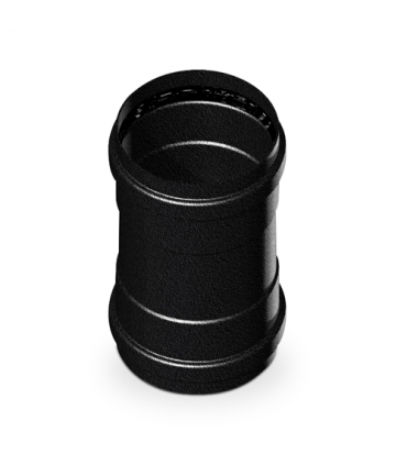 Connexion femelle / femelle - ACIER NOIR ÉMAILLÉ - DIAM 80