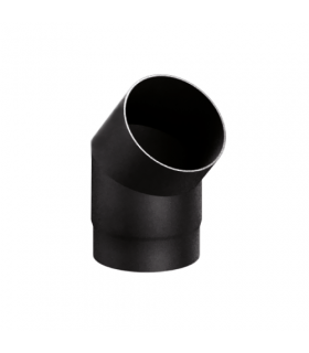 Coude 45° Ferrolux Noir Ø 130 mm