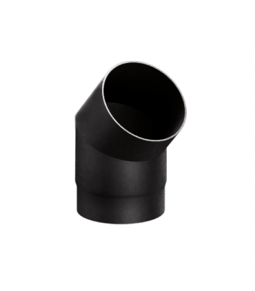 Coude 45° Ferrolux Noir Ø 130 mm
