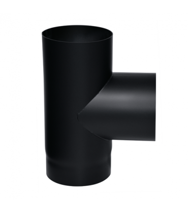 Té 90° Ferrolux Noir Ø 200mm