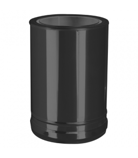 Connexion double à simple noire DW ECO Noir Ø 130 mm