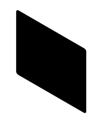 Plaque de protection de sol noire rectanglaire 735 x 585 Ferrolux Noir